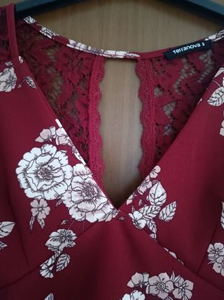 Blusa top borgogna Terranova tg S