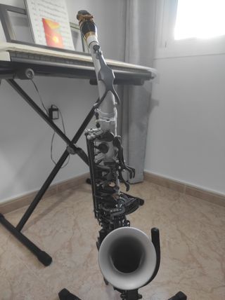 Saxofón Alto customizado + boquilla al4 imitación