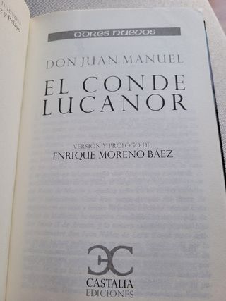 El Conde Lucanor 