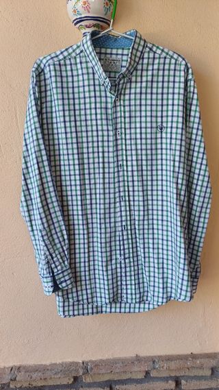 Camisa cuadros hombre .