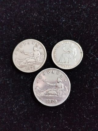 Monedas de plata