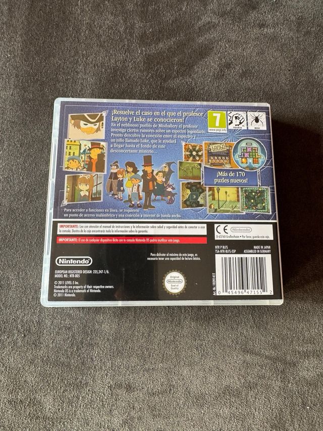 NDS;El profesor Layton la llamada del espectro