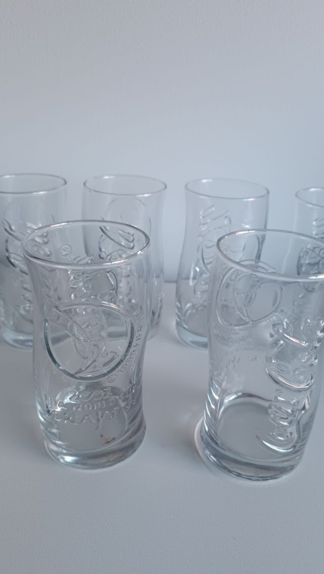 6 vasos fifa Cocacola mundial 2002