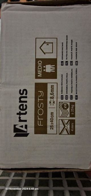96 azulejos de 40×16cm (6 cajas de 16)