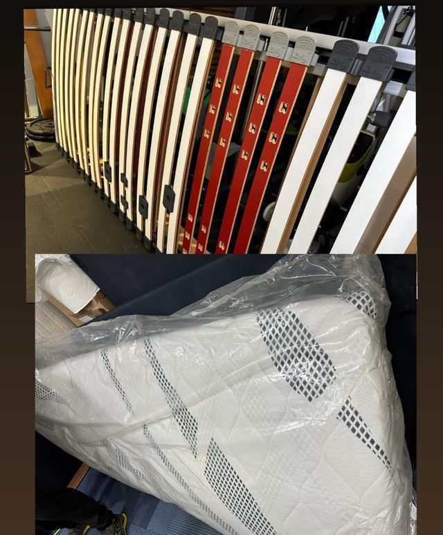 Colchón y cama articulada 90x190