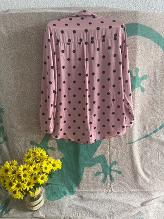 Camisa sedosa zara talla L