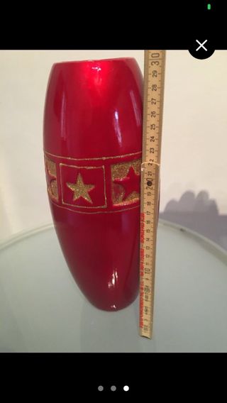 Vaso + piatto natalizio