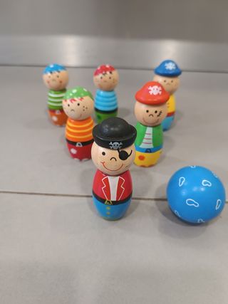 2 juegos madera niños/as 1 año