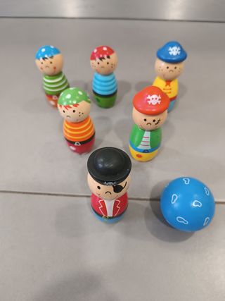 2 juegos madera niños/as 1 año