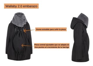 Abrigo de porteo y embarazo Wombat & Co