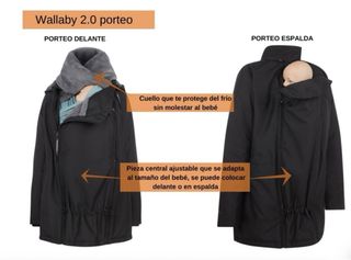 Abrigo de porteo y embarazo Wombat & Co
