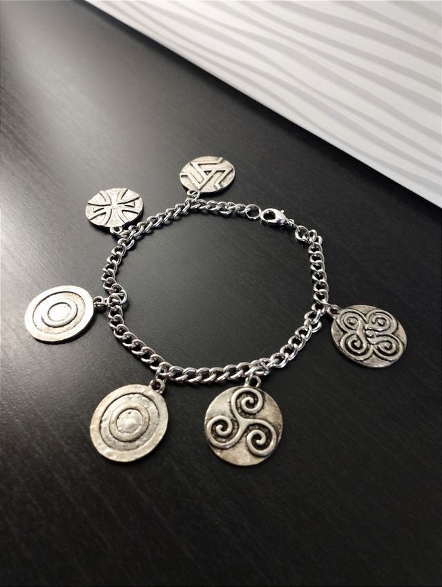 Bracciale Etnico Ciondoli Triskelion