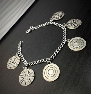 Bracciale Etnico Ciondoli Triskelion
