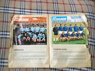 Álbum cromos antiguos mundiales 1974viajes ecuador
