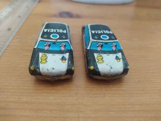 5 mini macchinine in latta. Nakamura, 1950-60