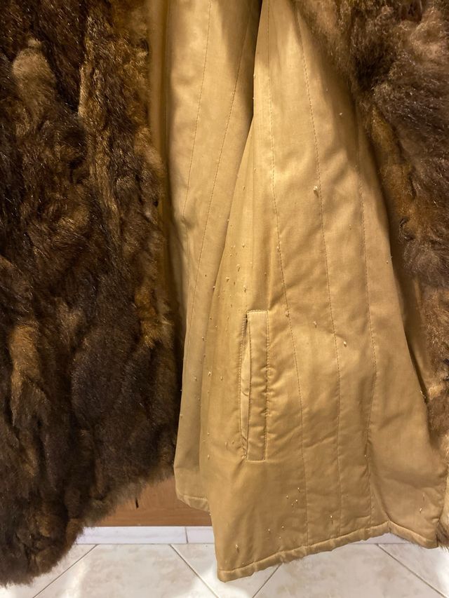 Pelliccia donna tg m double face