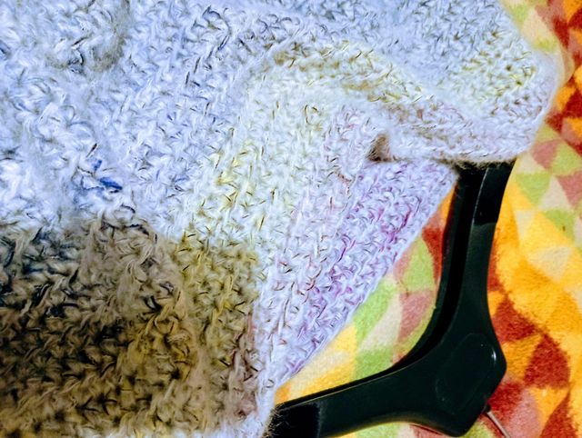 Vestito fatto a mano a crochet