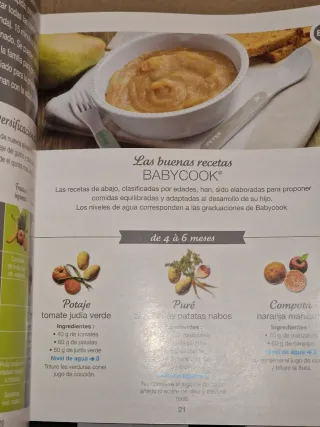 Robot Cocina Bebé Babycook. white-silver.