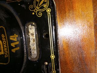 Máquina de coser antigua Dürkopp