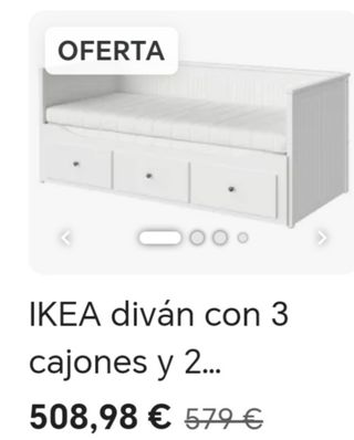 Cama Brimmer IKEA doble.