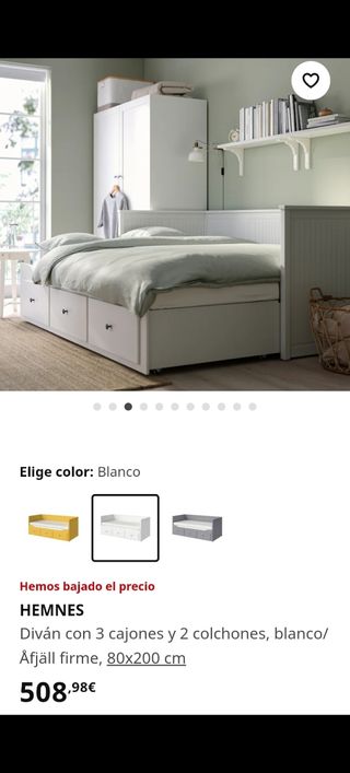 Cama Brimmer IKEA doble.