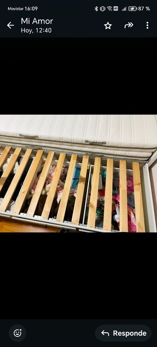 Cama Brimmer IKEA doble.