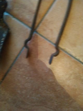 Paletta e pinza per camino