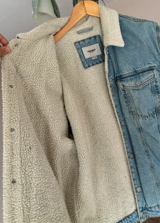 Chaqueta vaquera con borrego de Pull&Bear