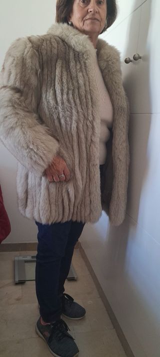 Elegantisimo chaquetón zorro