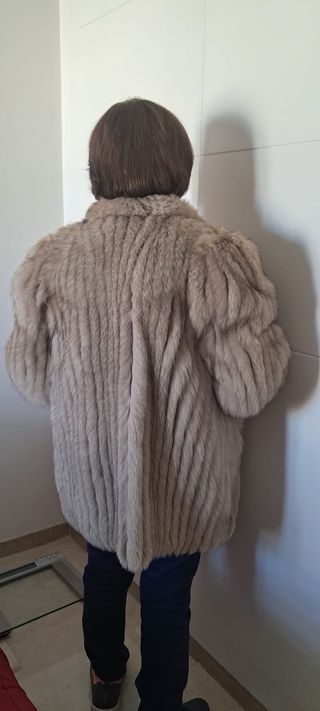 Elegantisimo chaquetón zorro