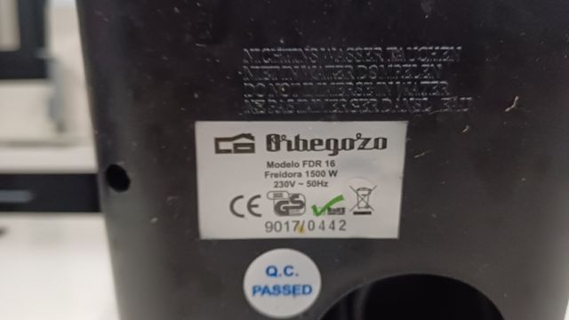 Freidora aceite orbegozo