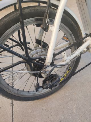 Bicicleta electrica plegable