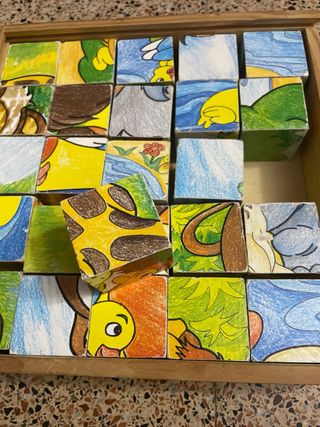 Puzzle de madera animales
