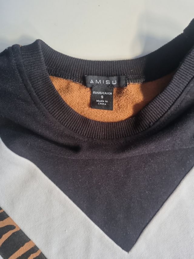 SUDADERA AMISU ANIMAL PRINT