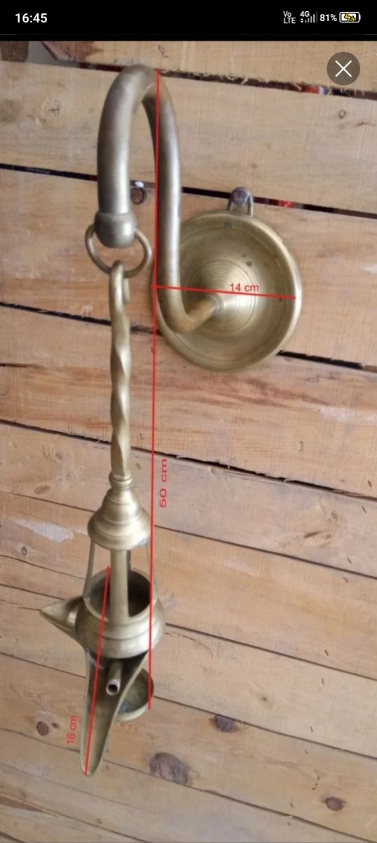 Candil de bronce Antiguo