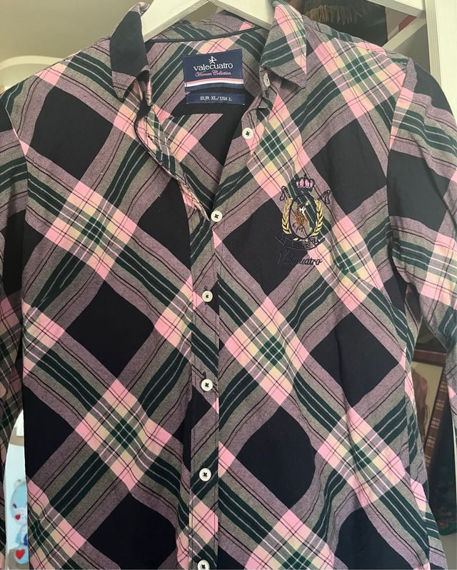 Camisa cuadros mujer