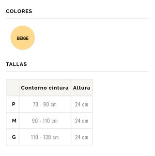 Faja abdominal 3 bandas Cinfa 