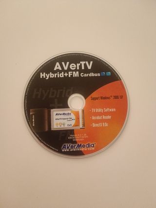 Tarjeta Avermedia TV + FM para portátil