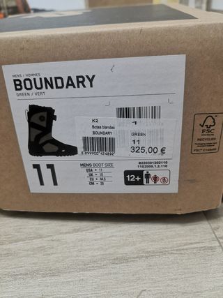 Botas de snowboard K2 talla 45