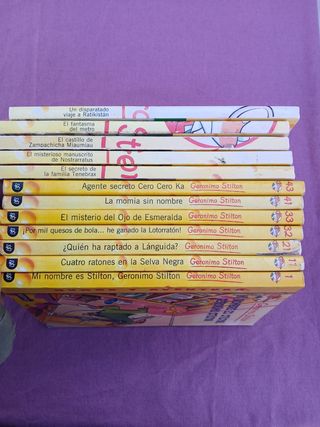 LIBROS GERÓNIMO STILTON TAPA BLANDA