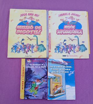 LIBROS GERÓNIMO STILTON TAPA BLANDA