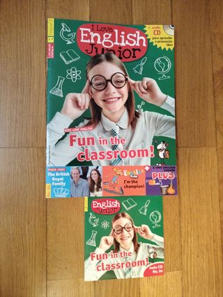 Revista + CD I love English junior