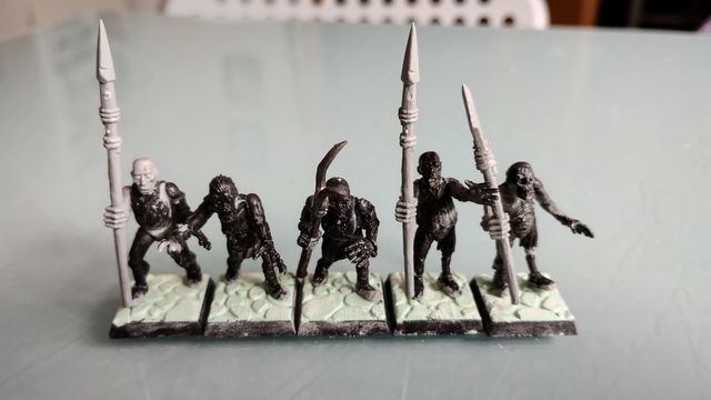 20x zombis clásicos para Mordheim 