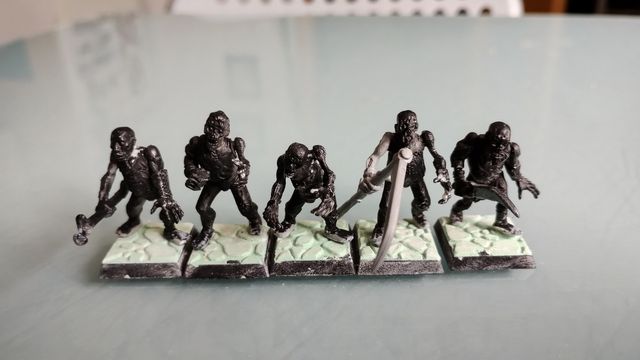 20x zombis clásicos para Mordheim 