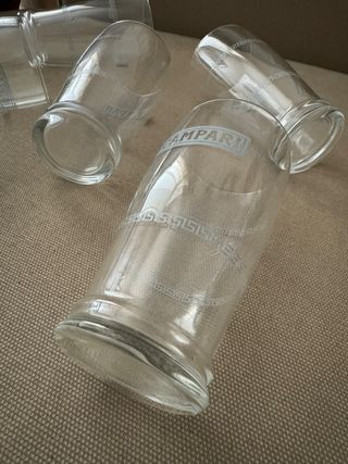 Lotto bicchieri Vintage Campari vetro