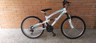 Bicicleta de niña de 21 pulgadas
