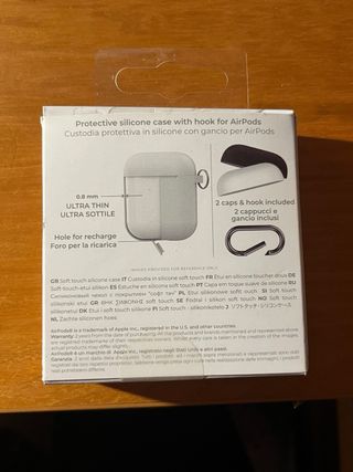 Funda AirPods Puro blanco/negro