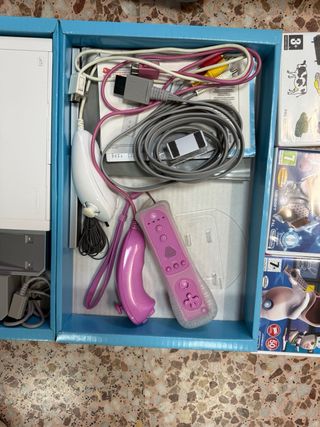 Wii con balance board