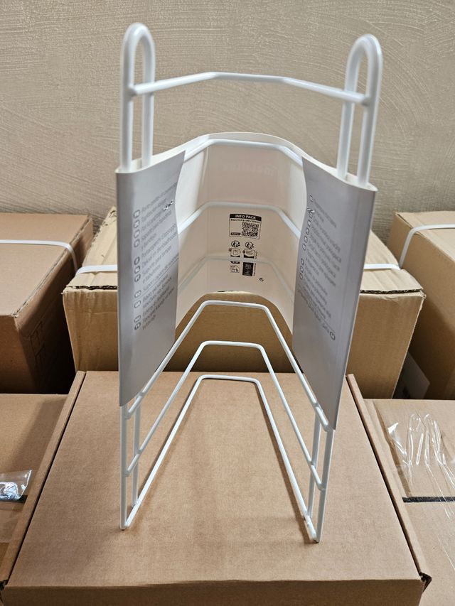 Porta Coperchi a 6Posti Metaltex Bianco