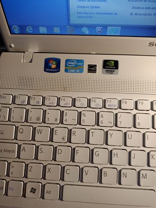 Portátil Sony Vaio 